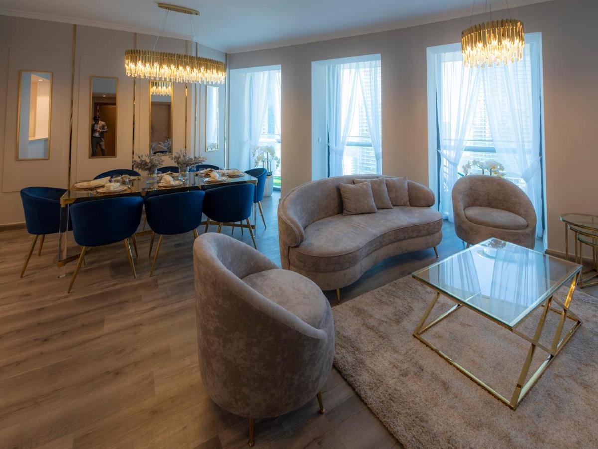 First Class 3Br With Full Dubai Skyline & Sea View Leilighet Eksteriør bilde