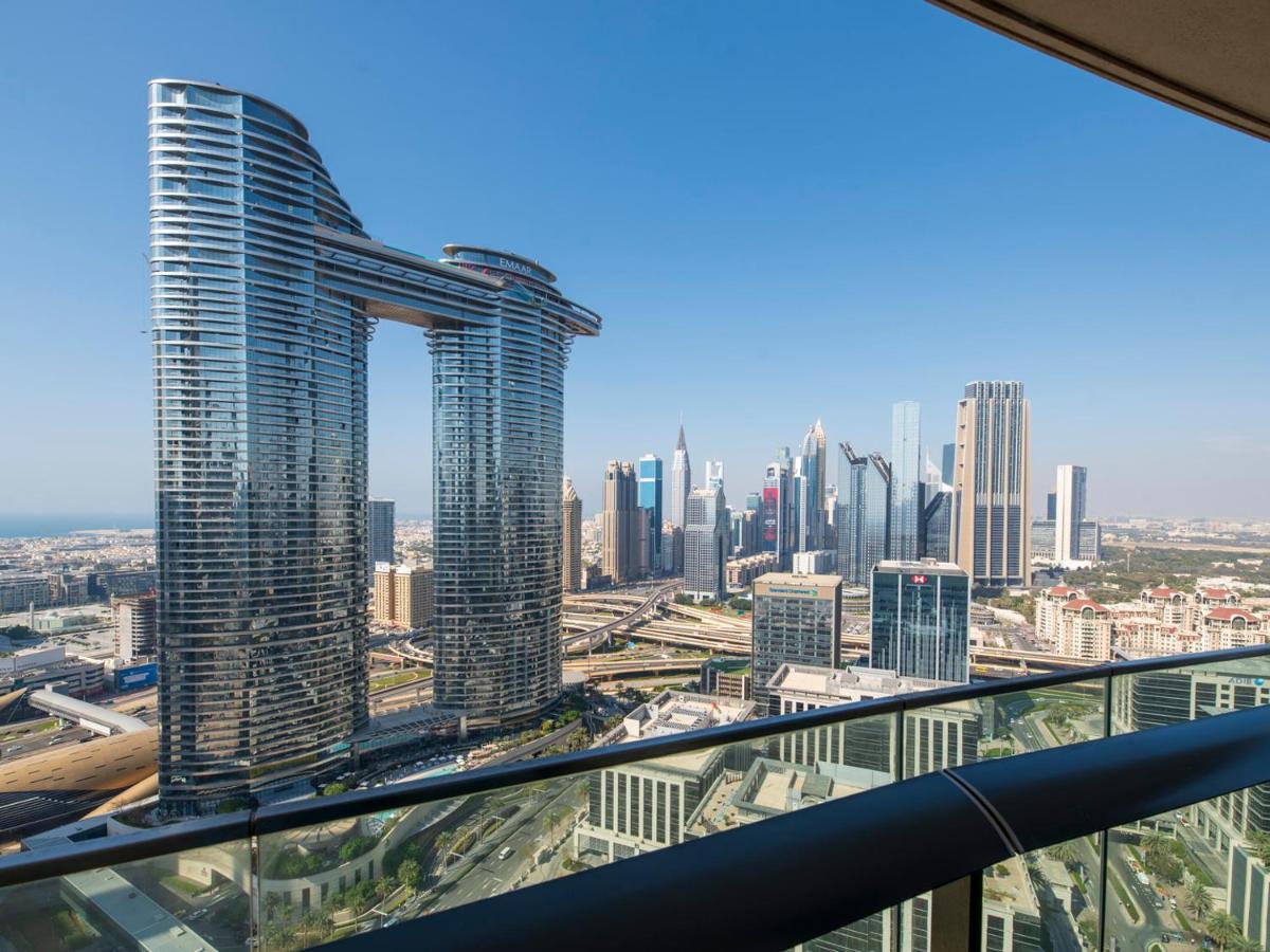 First Class 3Br With Full Dubai Skyline & Sea View Leilighet Eksteriør bilde