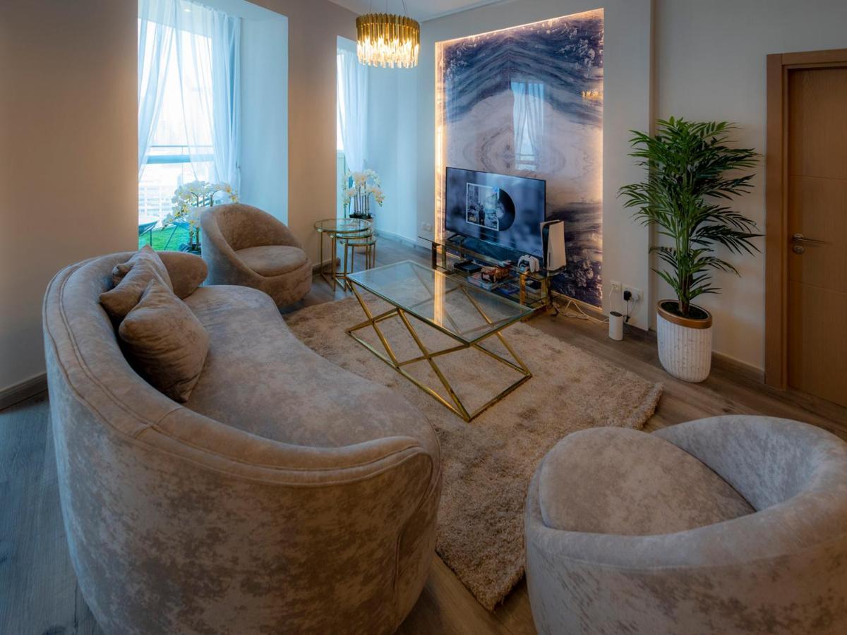 First Class 3Br With Full Dubai Skyline & Sea View Leilighet Eksteriør bilde