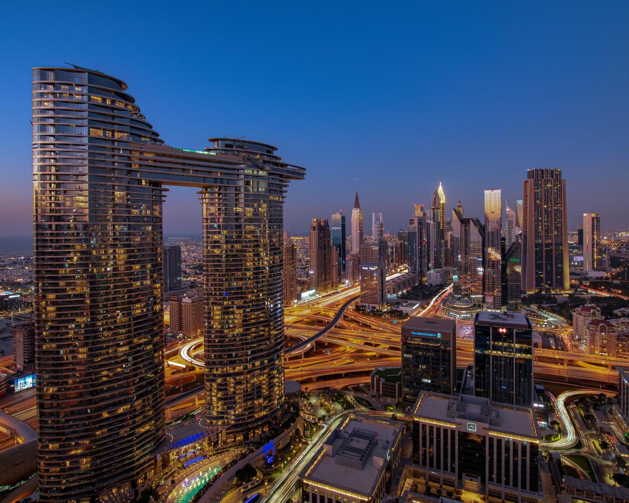 First Class 3Br With Full Dubai Skyline & Sea View Leilighet Eksteriør bilde